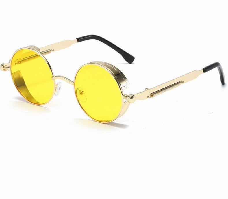 LANÇAMENTO 2023 - Óculos de Sol Vintage SteamPunk Unissex  COMPRE 1 LEVE 2 + FRETE GRÁTIS