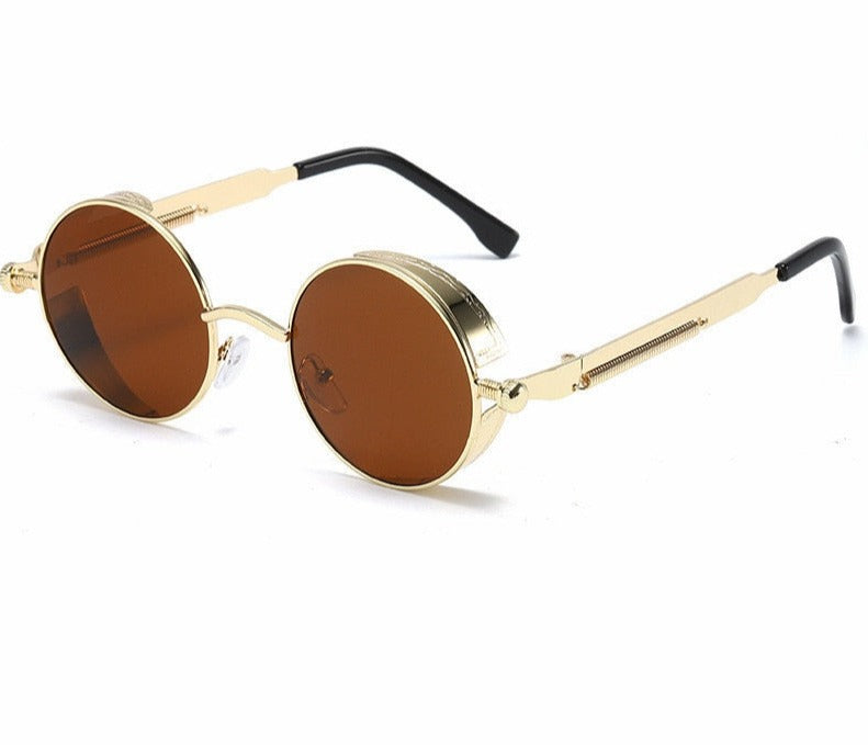LANÇAMENTO 2023 - Óculos de Sol Vintage SteamPunk Unissex  COMPRE 1 LEVE 2 + FRETE GRÁTIS